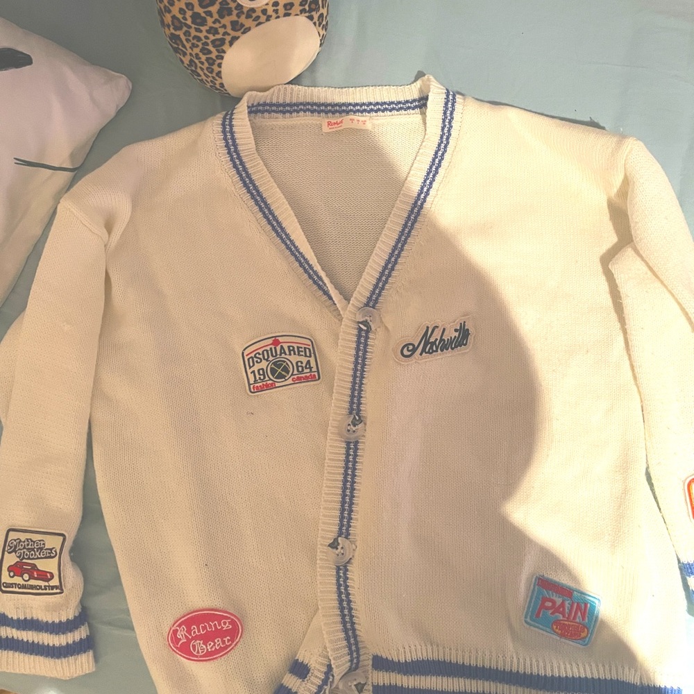 Shein White cardigan